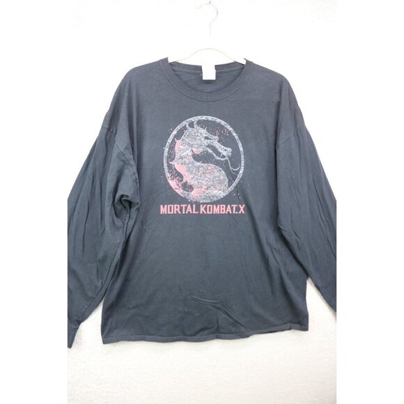 Mortal Kombat X Long Sleeve Tee Shirt-Size 2XL-Fruit of the Loom-Gaming - Picture 1 of 9